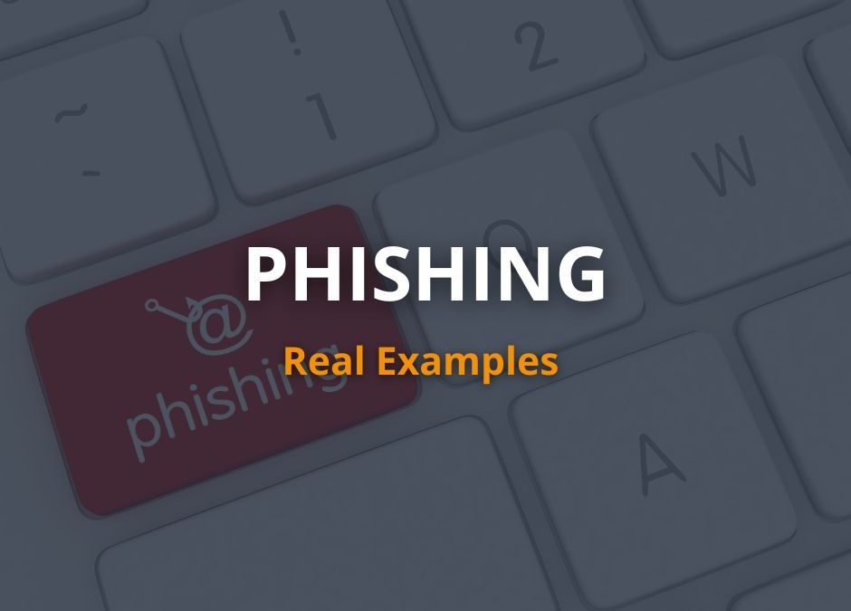 Bewusstsein für Cybersicherheit – Echte Phishing‑Beispiele