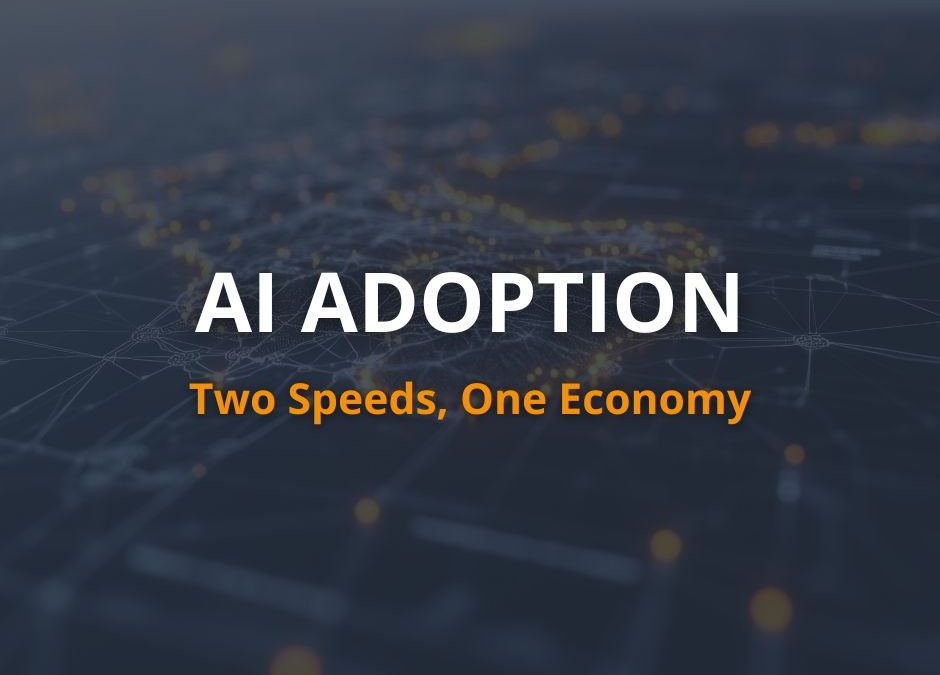 Künstliche Intelligenz mit zwei Geschwindigkeiten in derselben Wirtschaft